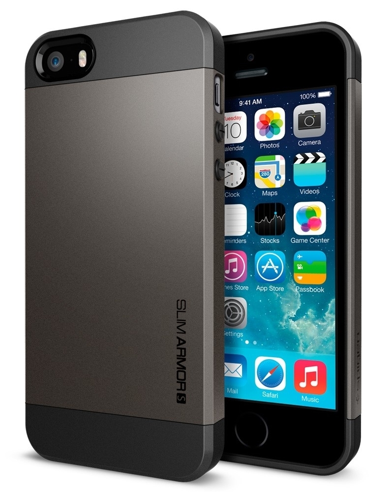 SGP Case Slim Armor S Gun Metal for iPhone 5/5S (SGP10475)