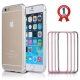 Металлический бампер для iPhone 6/6S - серебро