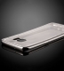 Прозрачный силиконовый чехол для Samsung Galaxy S7 с глянцевой окантовкой - Black