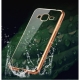 Прозрачный силиконовый чехол для Samsung Galaxy J5 - Gold