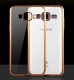 Прозрачный силиконовый чехол для Samsung Galaxy J5 510 - Gold