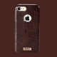 REMAX Maso Series Crocodile Leather Coated Hard Case for iPhone 7 Plus - Brown