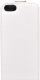 BMW Debossed Logo Flip Case для iPhone 5/5S - White