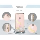 KIngxbar Lotus And Fish Series for iPhone 6/6S White