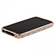 Бампер металлический для iPhone 5/5S/SE со стразами - Bronz