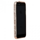 Бампер металлический для iPhone 5/5S/SE со стразами - Bronz