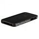 Бампер металлический для iPhone 5/5S/SE со стразами - Black