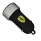 АЗУ Ferrari Scuderia Slim Car Charger Lightning 30-pin - black