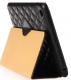 JISONCASE Quilted Leather Smart Case for iPad mini/mini 2 Black (JS-IDM-02G10)