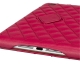 JISONCASE Quilted Leather Smart Case for iPad mini/mini 2 Rose (JS-IDM-02G33)