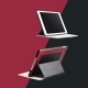 Чехол с орнаментом iBacks Flame черный + красный для iPad Air