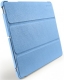 SGP Leather Case Leinwand Series Tender Blue for iPad 2