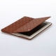 Чехол JisonCase Matelasse Leather Cover для iPad 2/iPad 3/iPad 4 коричневый