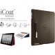 Чехол Ozaki Diverse colors of foldable case with stylus for iPad 2/ iPad 3, brown
