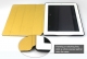 Кожаный чехол JisonCase Executive Smart Cover для iPad 2 черный