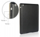 Кожаный чехол JisonCase Executive Smart Cover для iPad 2 черный