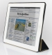 Кожаный чехол JisonCase Executive Smart Cover для iPad 2 черный