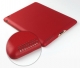 Кожаный чехол JisonCase Executive Smart Cover для iPad 2 красный