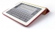 Кожаный чехол JisonCase Executive Smart Cover для iPad 2 красный