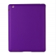 Кожаный чехол JisonCase Executive Smart Cover для iPad 2 фиолетовый