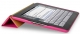 Кожаный чехол JisonCase Executive Smart Cover для iPad 2 розовый