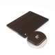 Кожаный чехол JisonCase Executive Smart Cover для iPad 2 коричневый