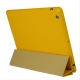 Кожаный чехол JisonCase Executive Smart Cover для iPad 2 желтый