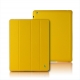 Кожаный чехол JisonCase Executive Smart Cover для iPad 2 желтый