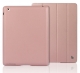 Кожаный чехол JisonCase Executive Smart Cover для iPad 2 нежно-розовый