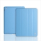 Кожаный чехол JisonCase Executive Smart Cover для iPad 2 голубой