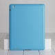 Кожаный чехол JisonCase Executive Smart Cover для iPad 2 голубой